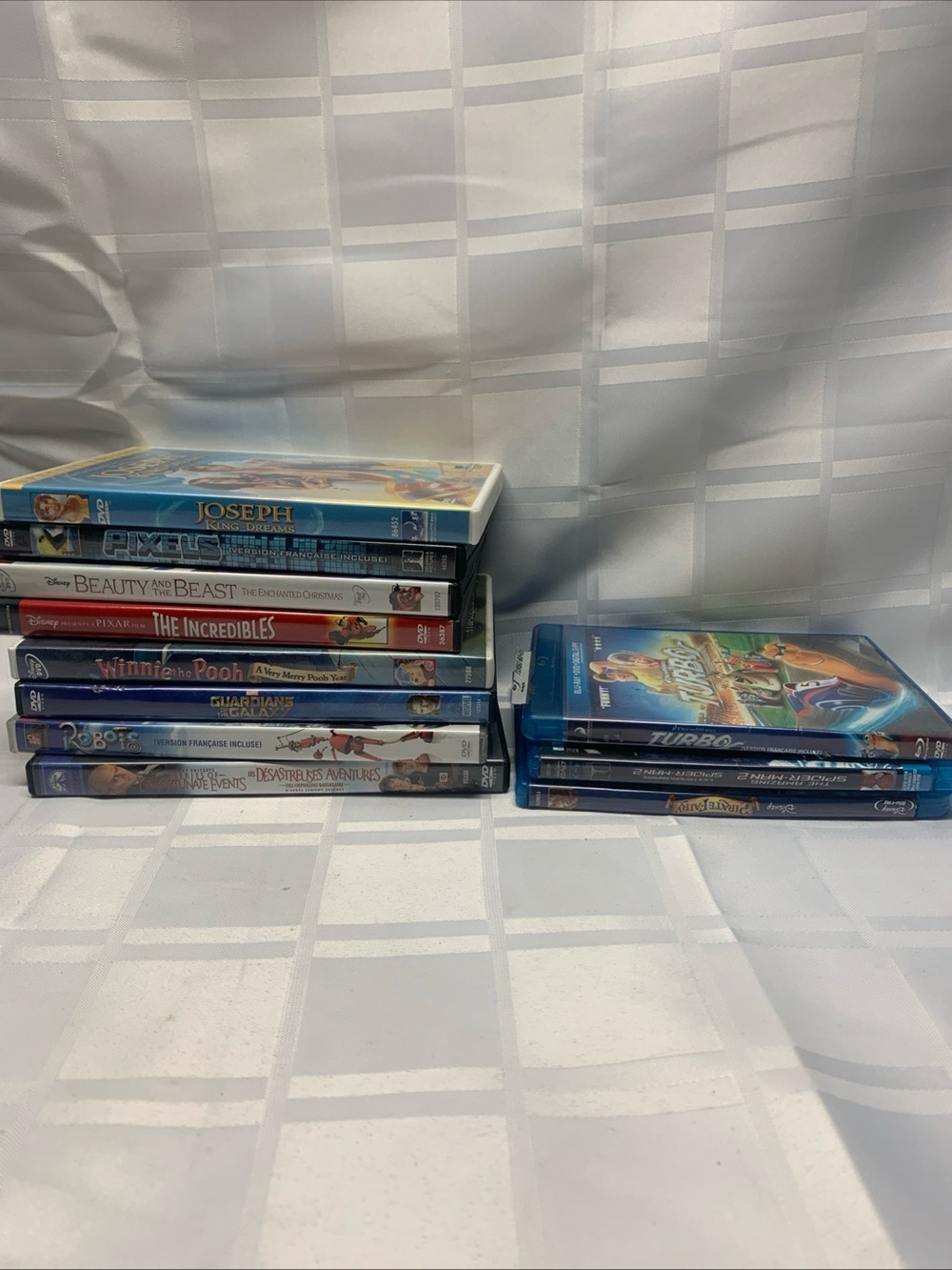 Disney Movie Blu-ray/DVD Collection with Bright Blue Cases